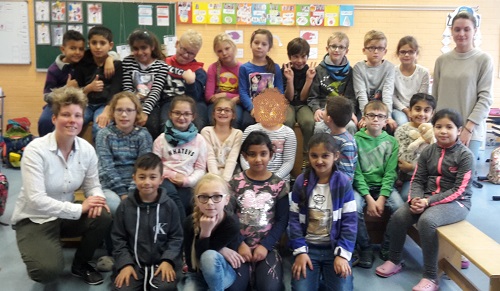 Klassenfoto Schaf 3c